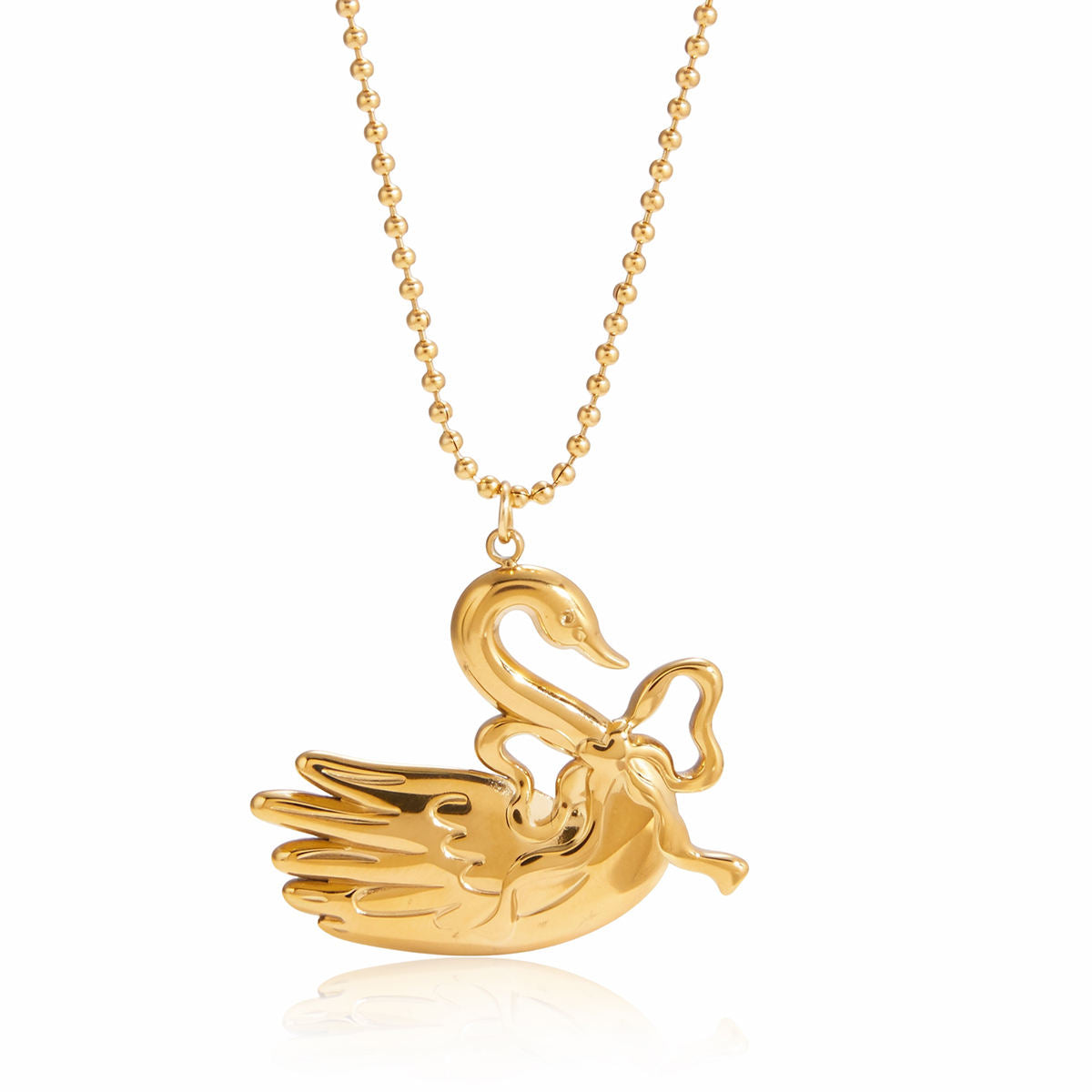 Elegant Swan Necklace