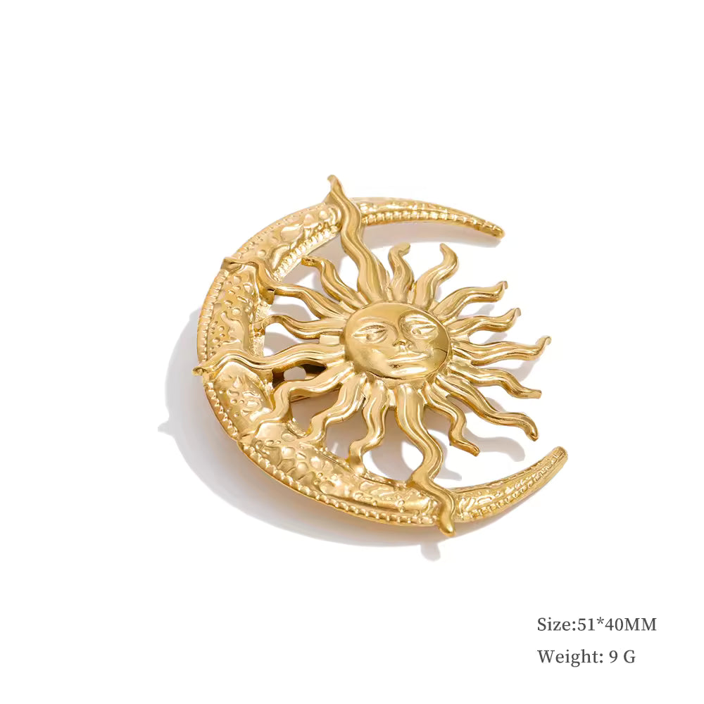 Solar Deity Brooch