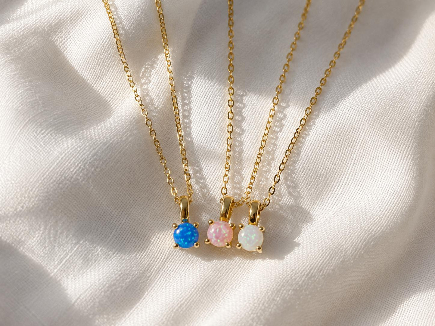 Fire Opal Necklaces