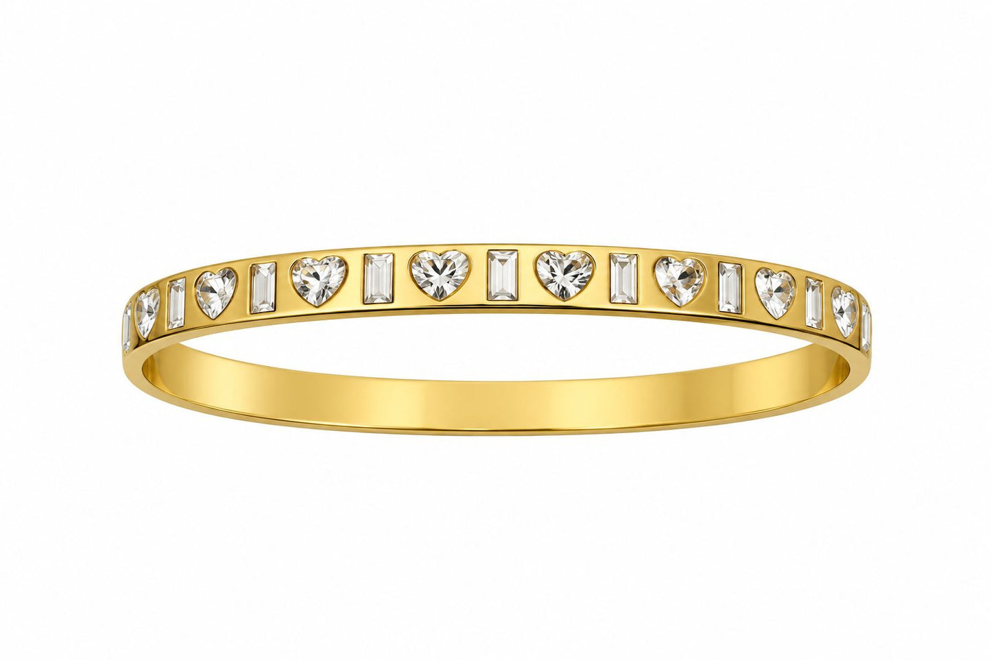 Hearty Baguette Bangle