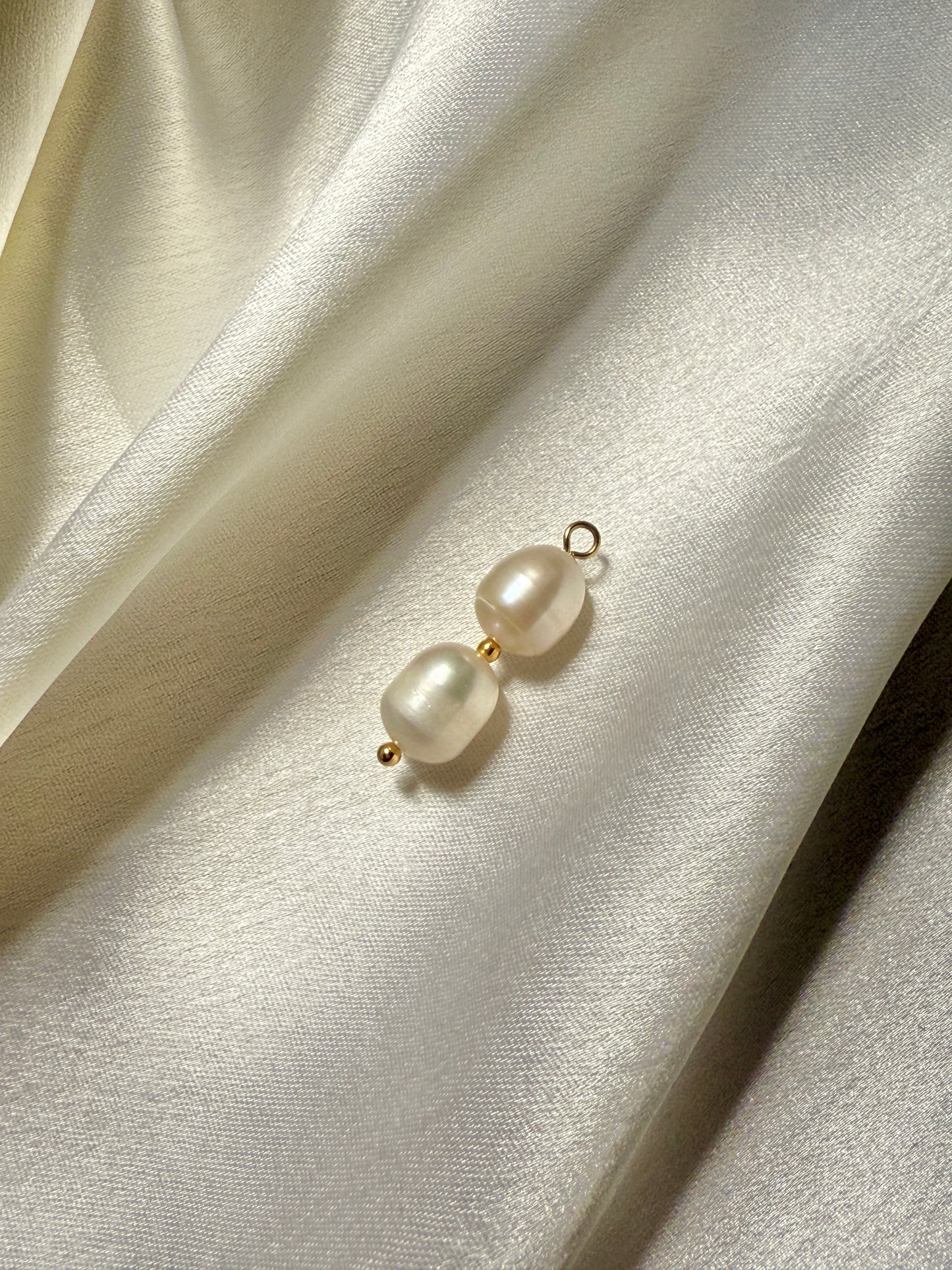 Double Pearl Charm