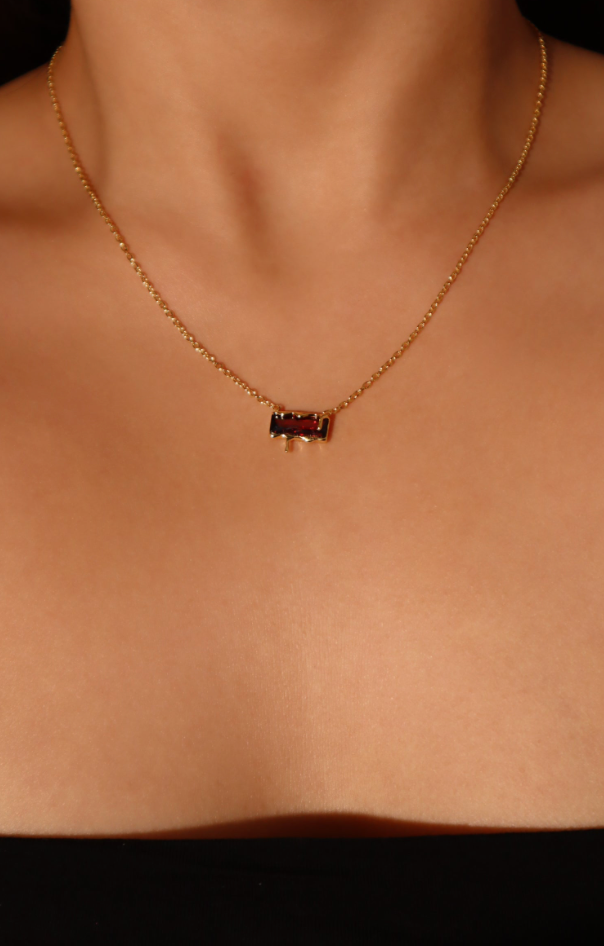 Red Lava Necklace