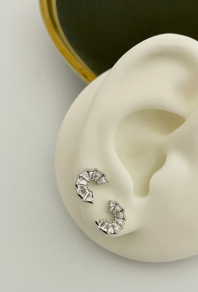 92.5 silver Mini studs