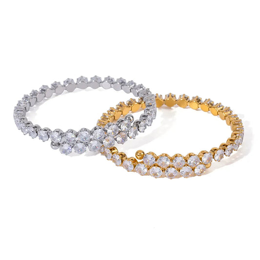 Midi Studded Coil Bangle