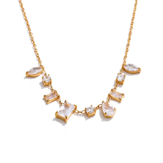 Motley & Klara Bespoke Pret Zircon Necklace