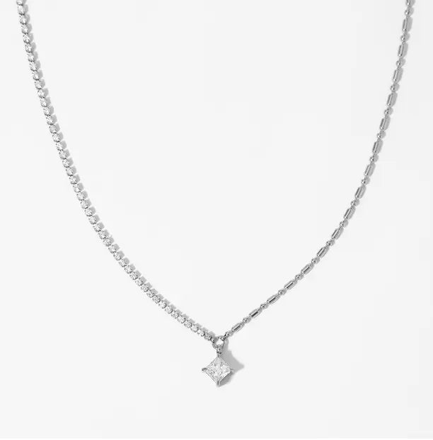 Jenny Princess Cut Necklace