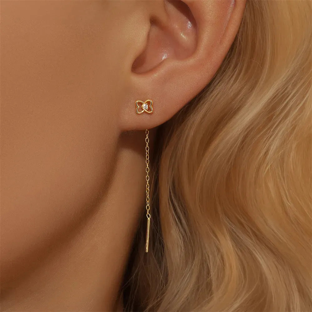 Mira Flutterfly Thread Earrings