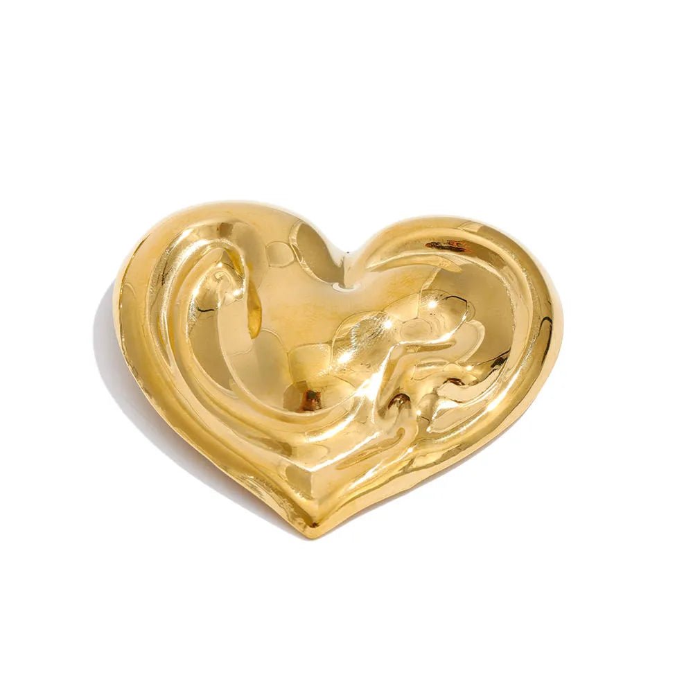 Heart on your sleeve brooch
