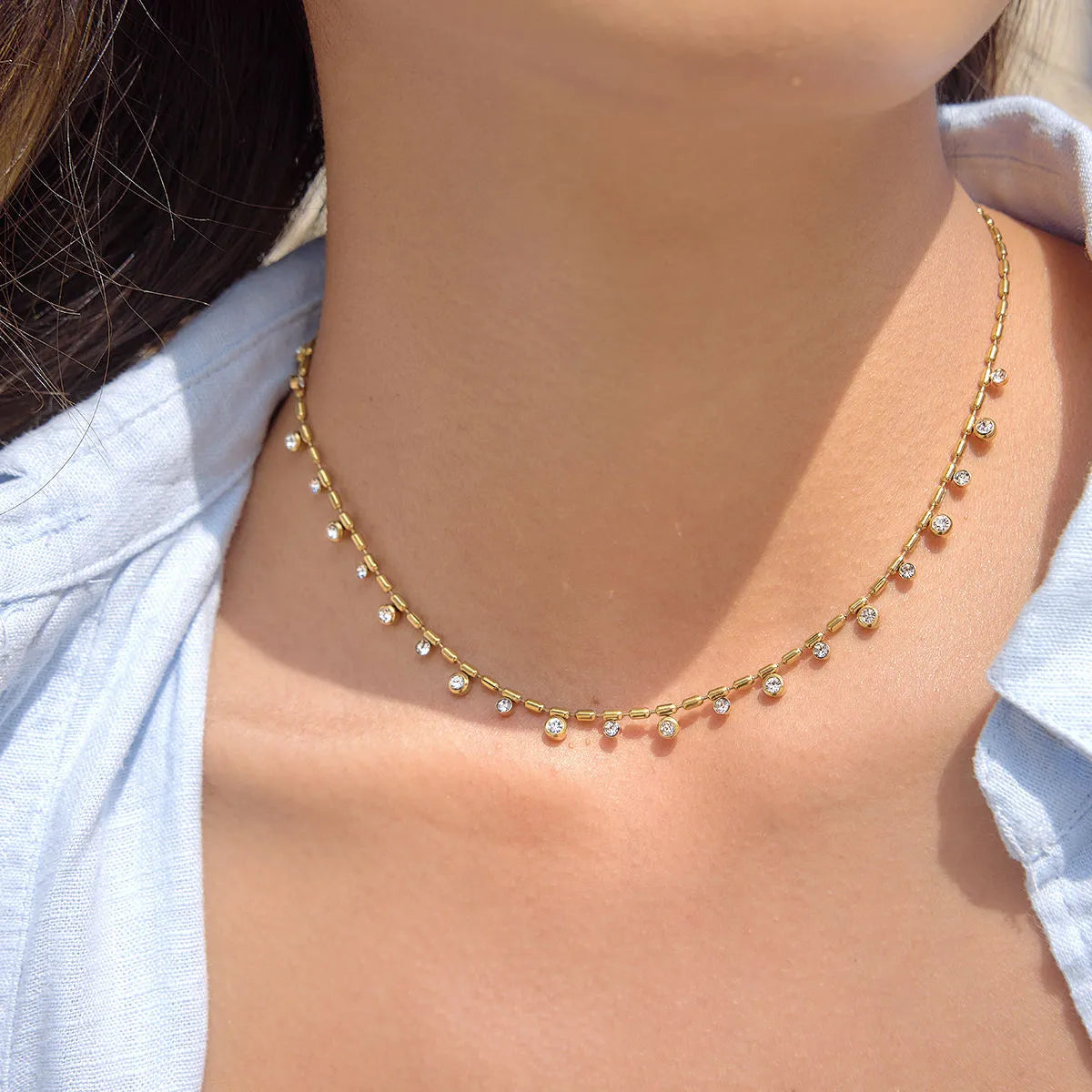 Luxe Zircon Pret Necklace