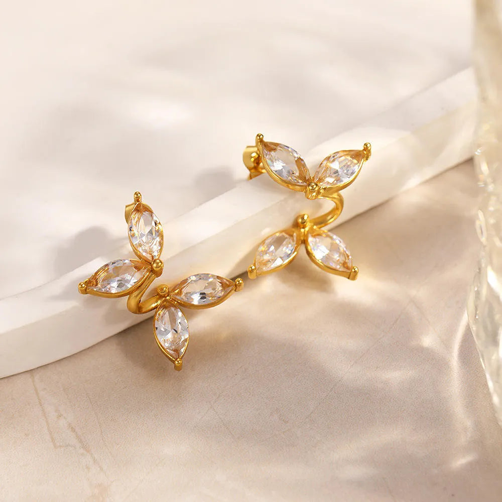 Marquise Butterfly Earrings