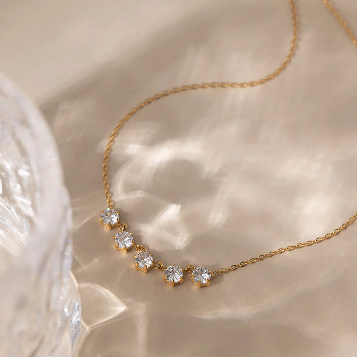 June Solitaire Necklace