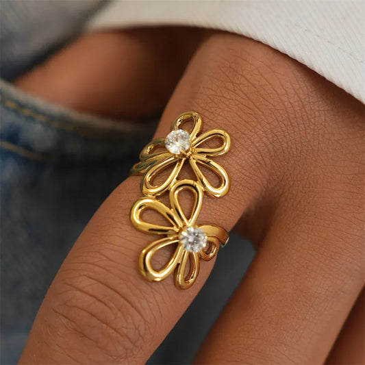 Daisy Adjustable Rings