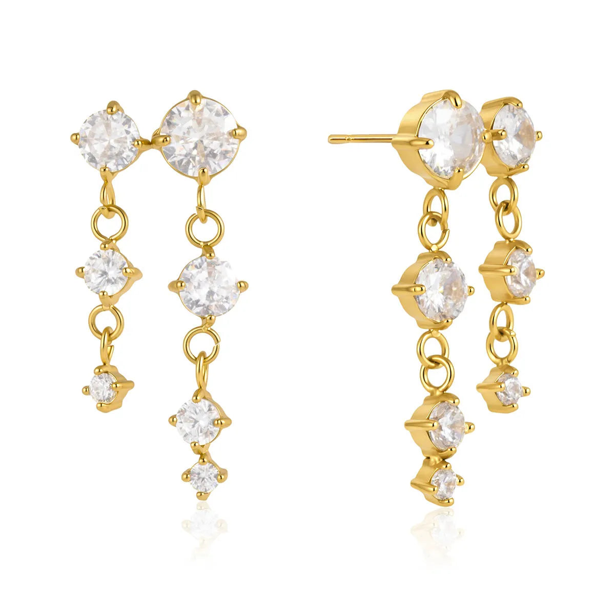 June Solitaire Twin Danglers