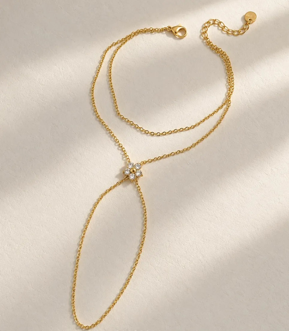 Rosalie Handchain bracelet & Ring
