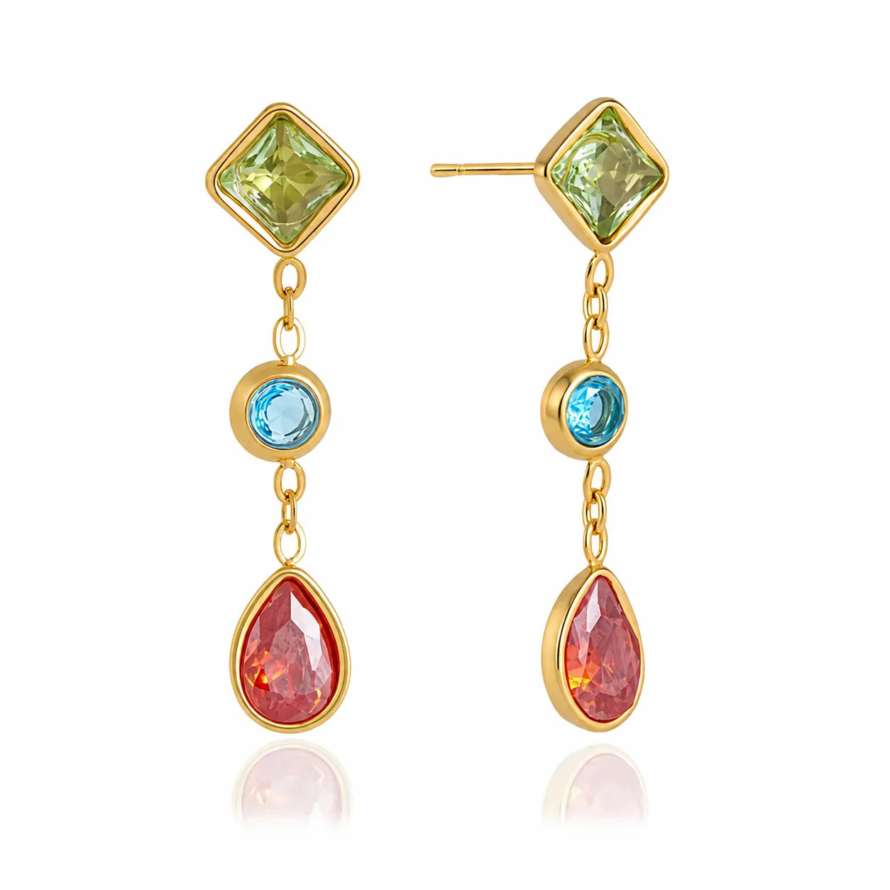 Rosette Cascade Earrings