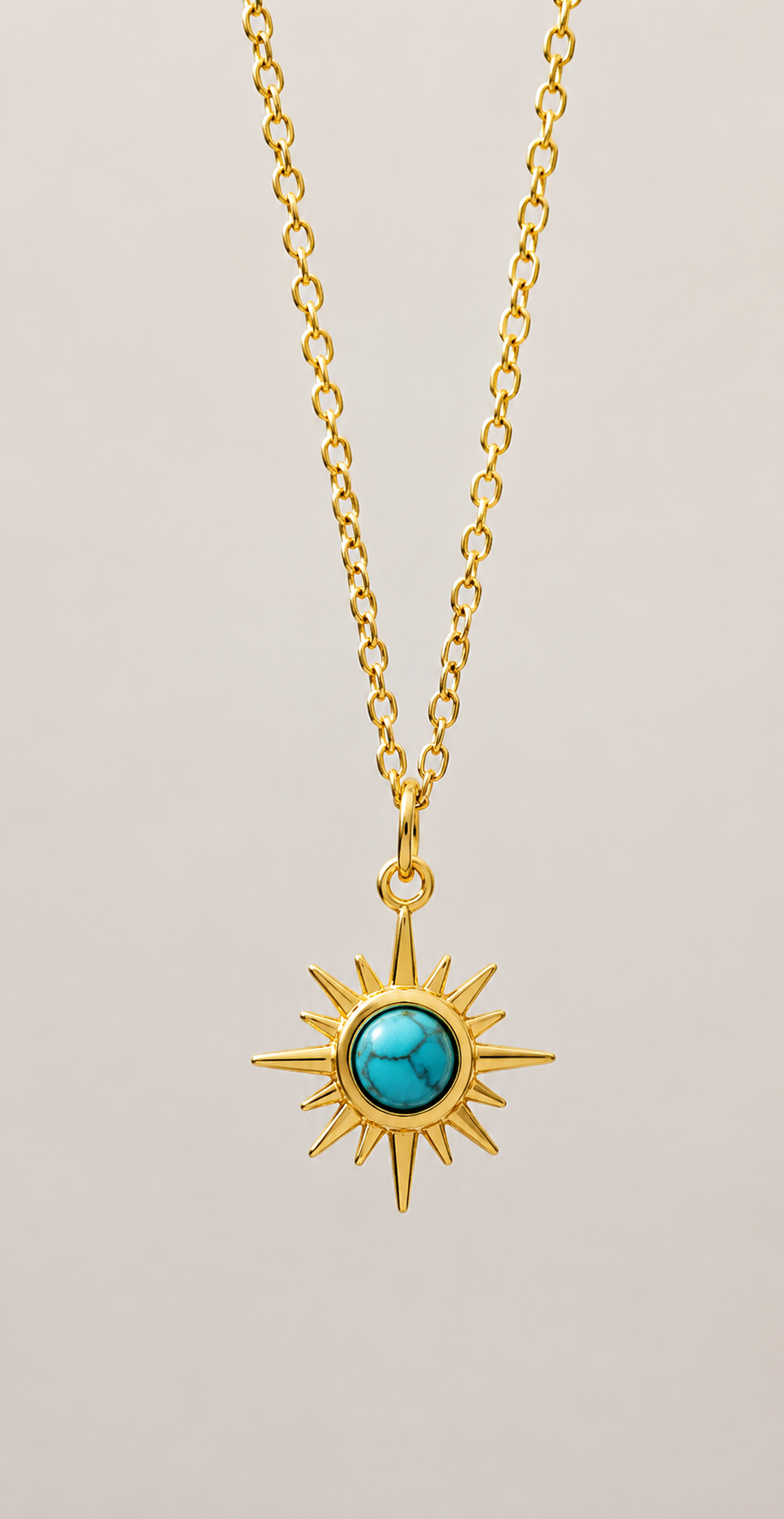 Turquoise Sun Necklace