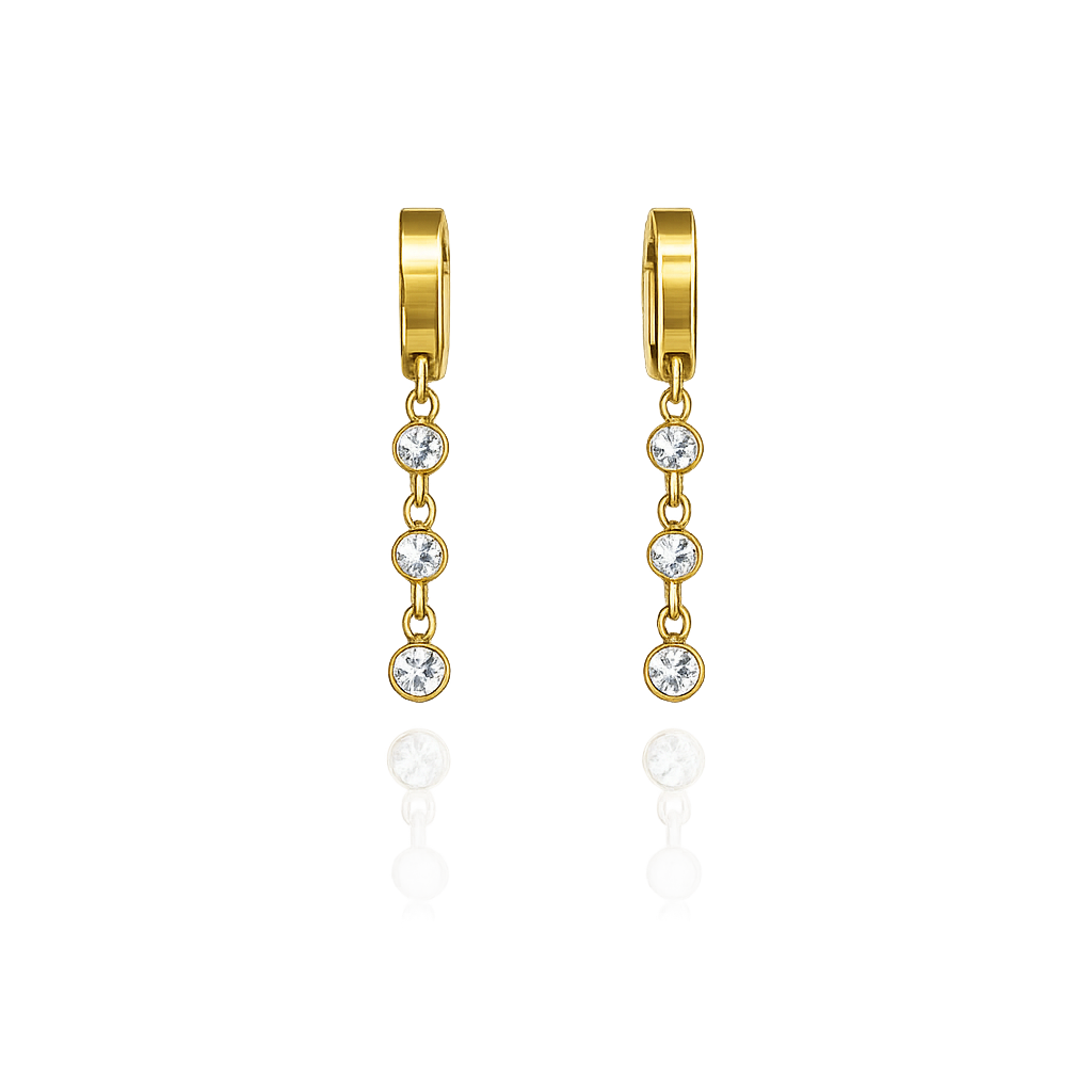 Goldie Hoop Danglers