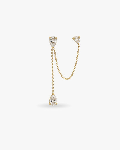 Reggie Double piercing Earrings