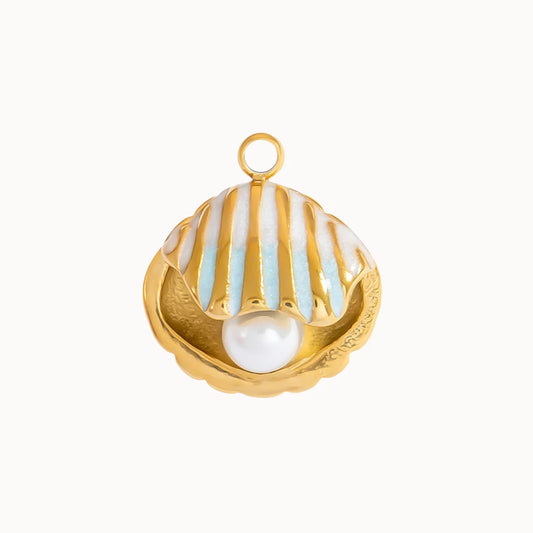 Pearl in the Shell Charm