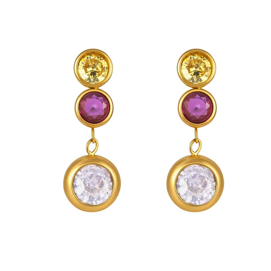 Viola Drop Danglers