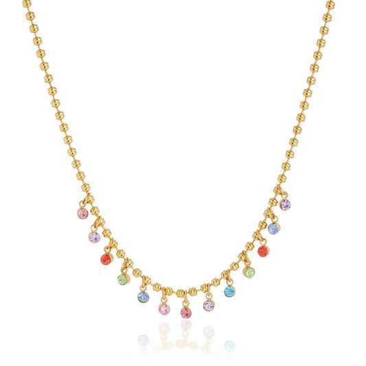 Rainbow Dangling Necklace