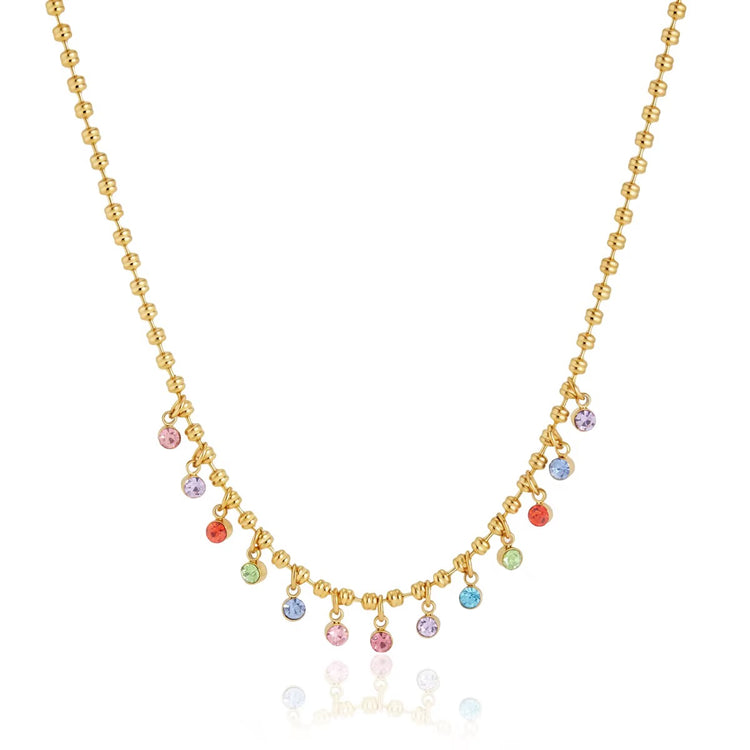 Rainbow Dangling Necklace