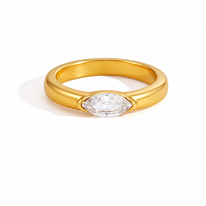 Marquise Pinky Finger Ring