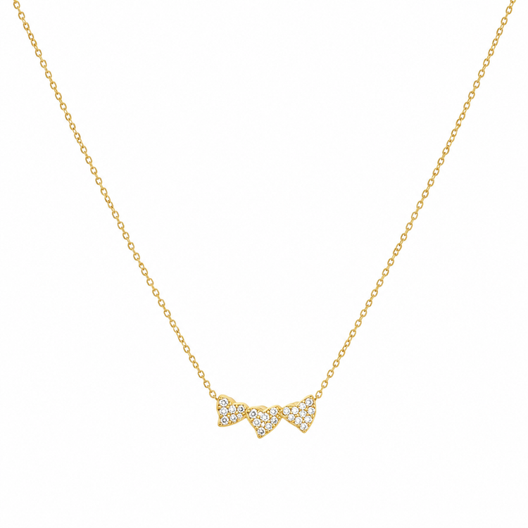 Trio Heart Necklace