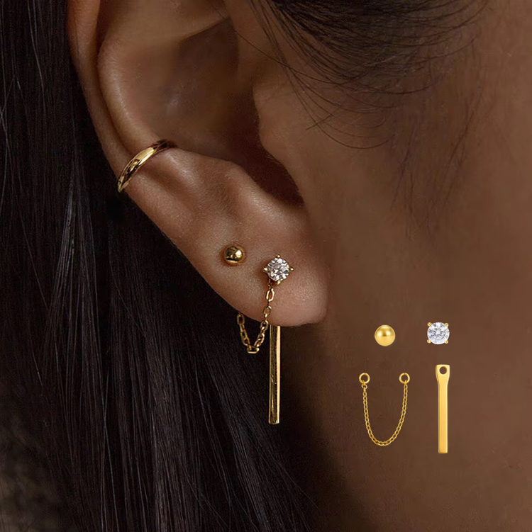 Gina Piercing Set (A Pair)
