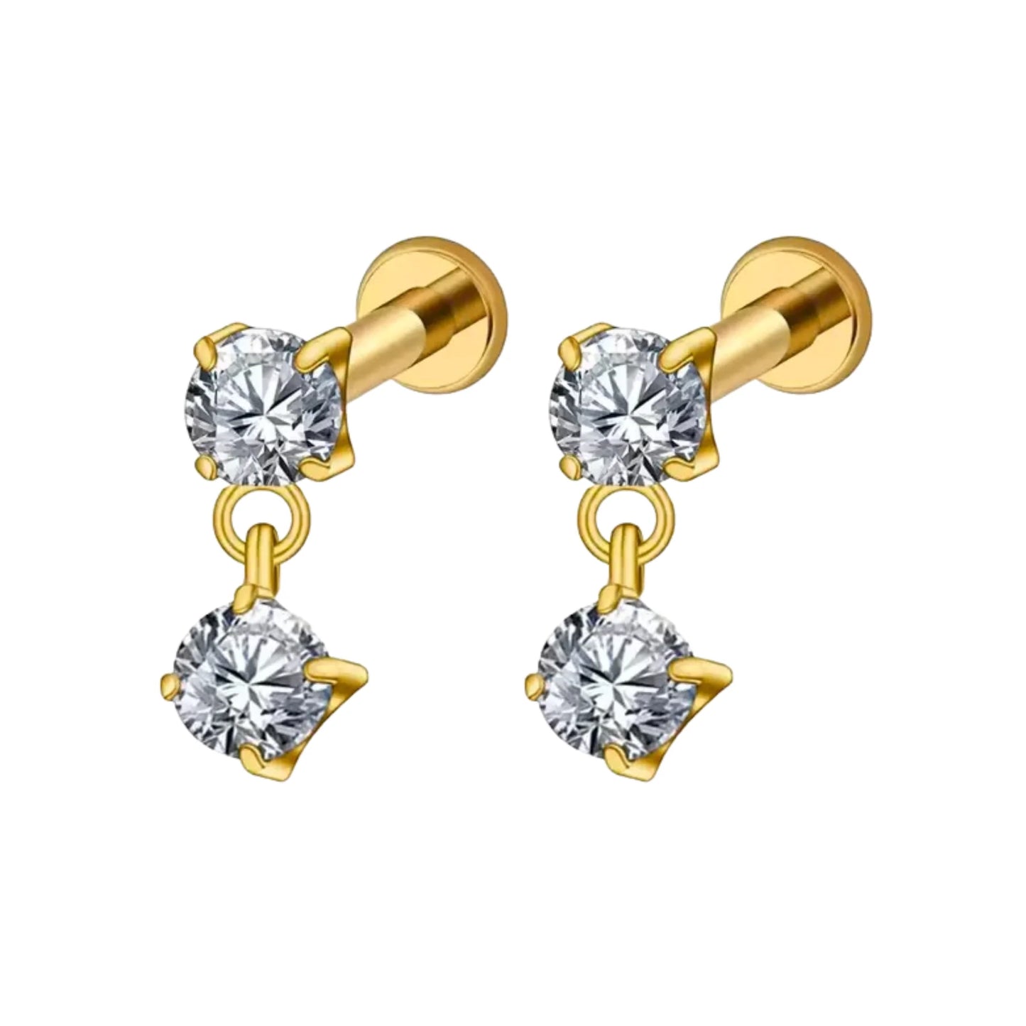 Shiya Flatback Drop Danglers