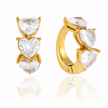 Heart Huggie Ear-Cuff