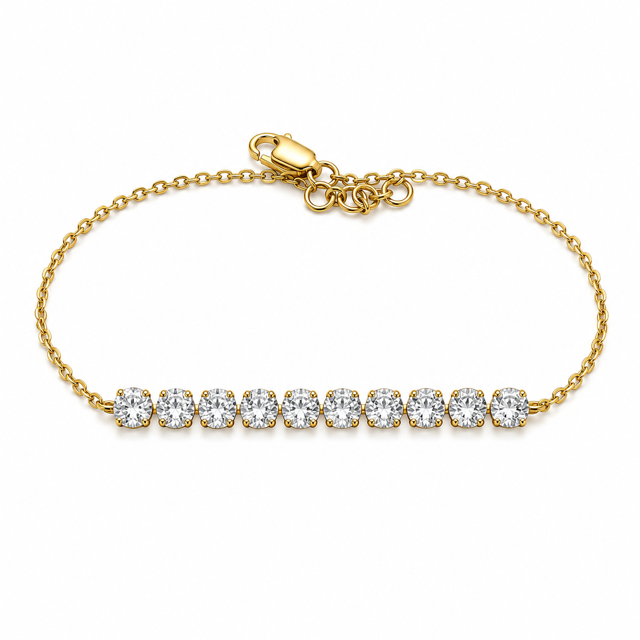 Solitaire Fluid Bracelet