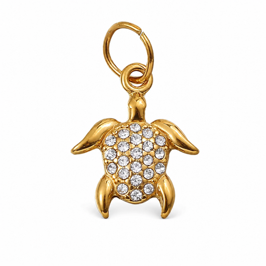 Pave Turtle Charm