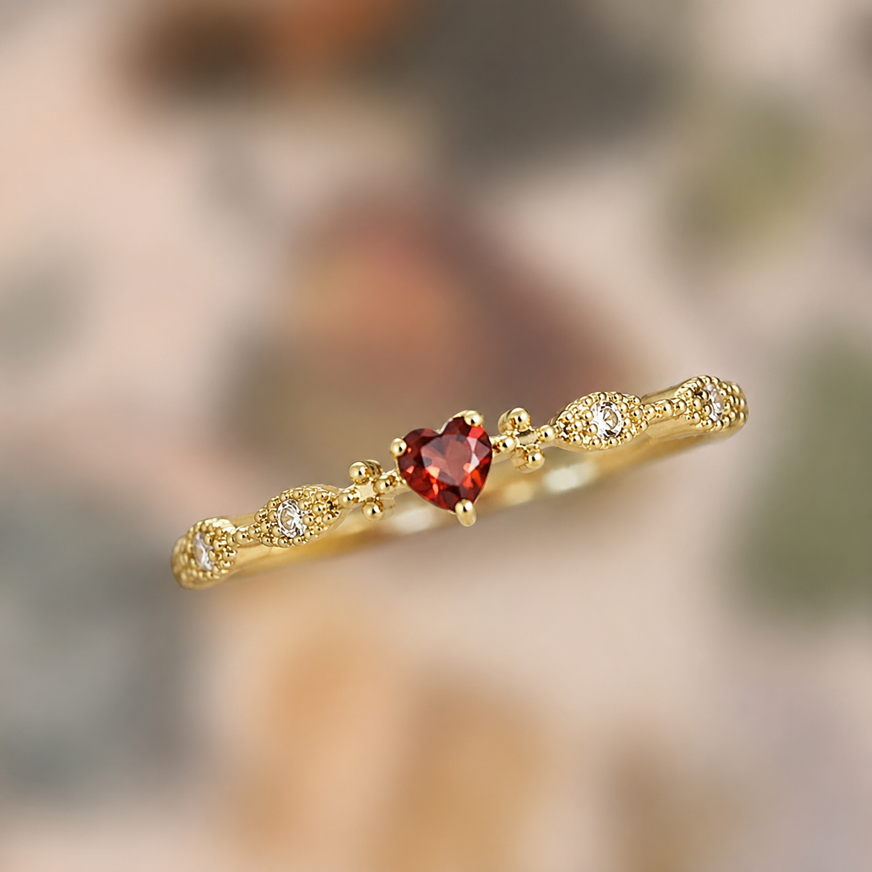 Ruby Ring in 925 Silver