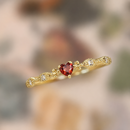 Ruby Ring in 925 Silver