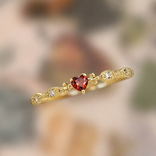 Ruby Ring in 925 Silver