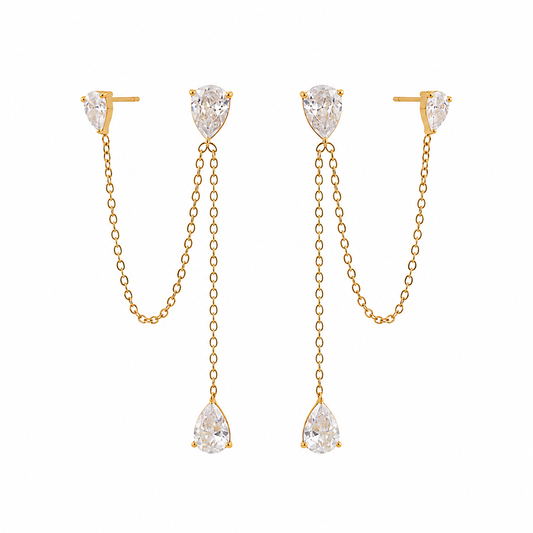 Reggie Double piercing Earrings