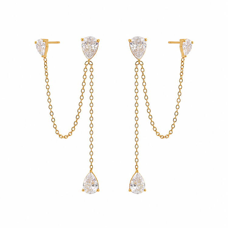 Reggie Double piercing Earrings
