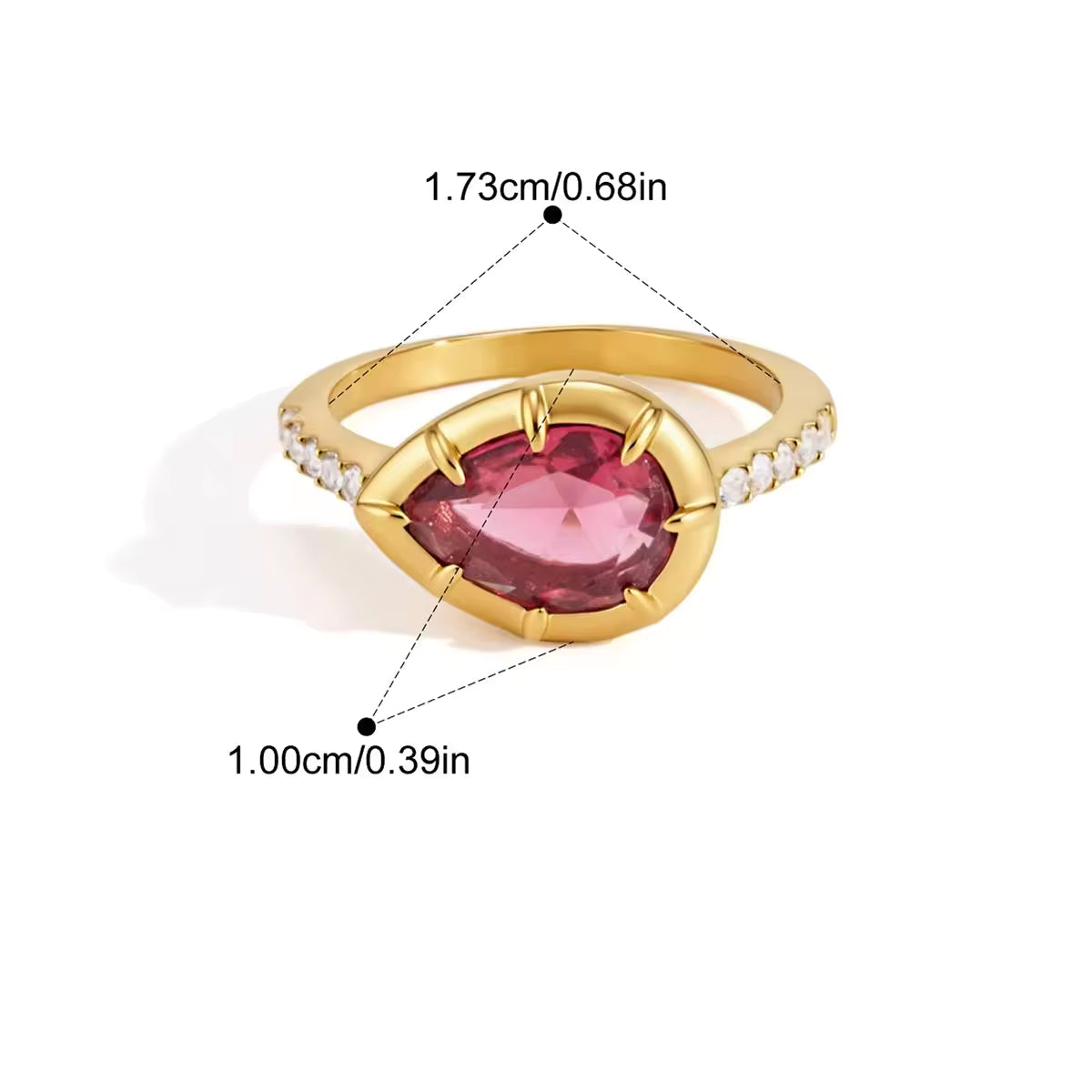 Candy Ring, Pinkish Pear