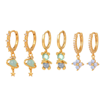 Blue Bear Piercing set