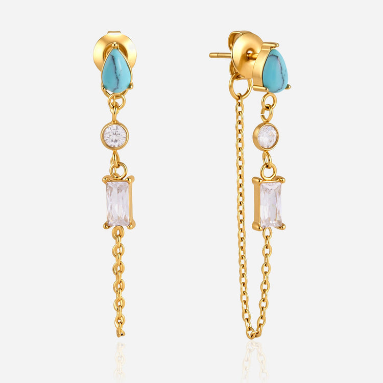 Firuza Dangler Earrings