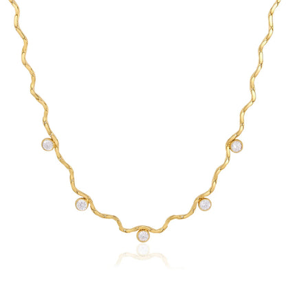 Isolde Wavy Necklace