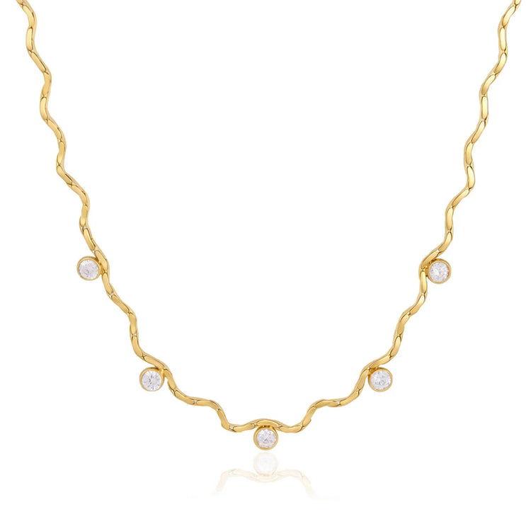 Isolde Wavy Necklace