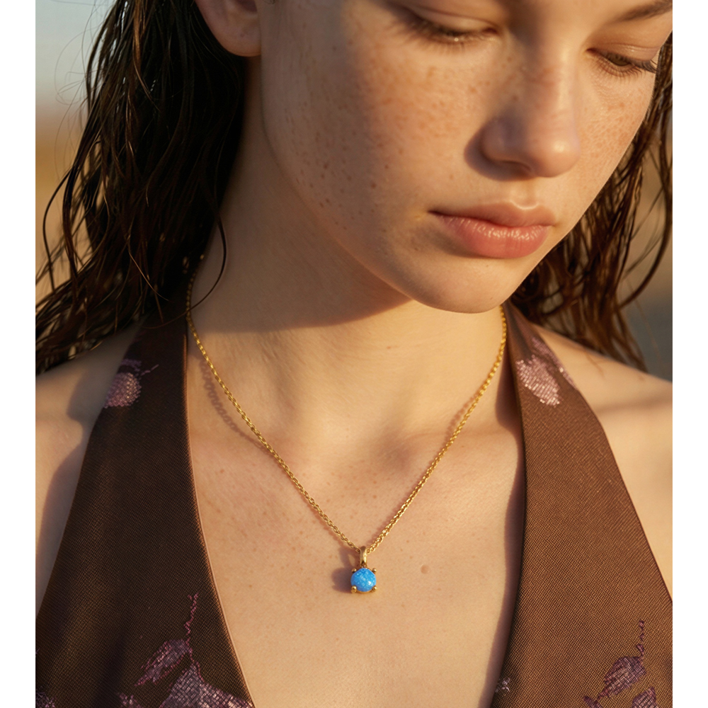 Fire Opal Necklaces