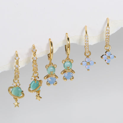 Blue Bear Piercing set
