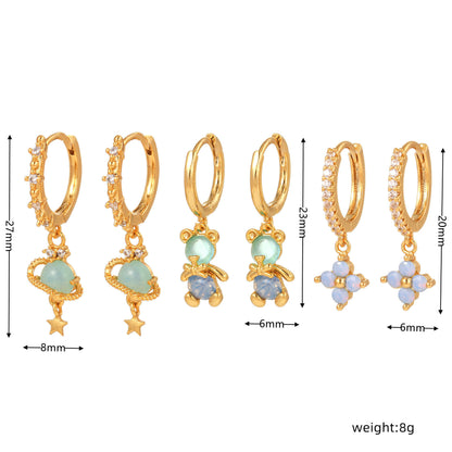Blue Bear Piercing set