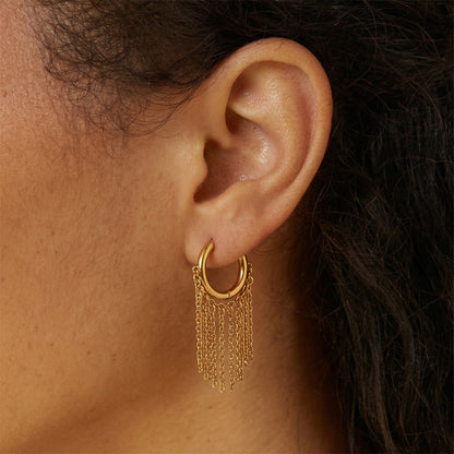 Hoop Chain Danglers
