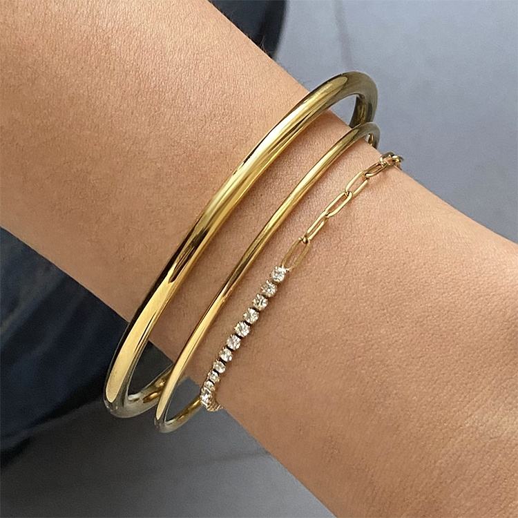Paperclip to Eternity tennis Bracelet