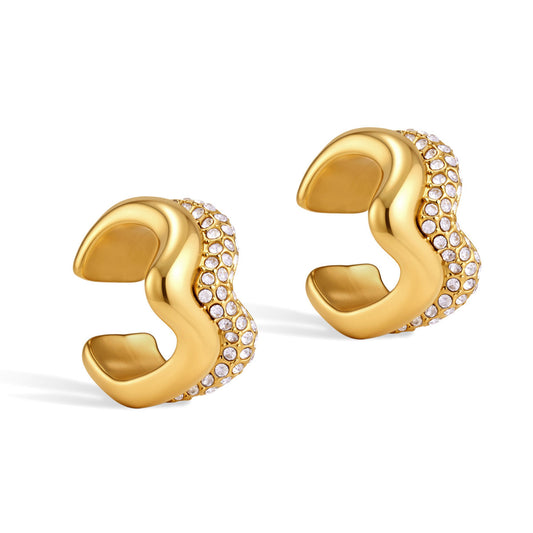 Wavy Dual Ear-cuffs (Pair)