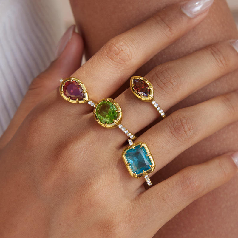 Candy Ring, Pinkish Pear